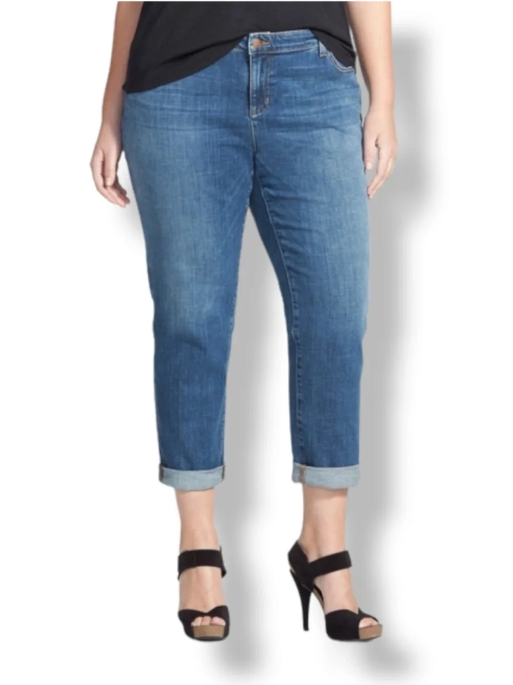 NWOT Eileen Fisher “Boyfriend Jean” Organic Cotton Size:14 - Picture 1 of 14